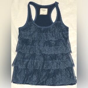 Abercrombie & Fitch Ruffled Tank Tops